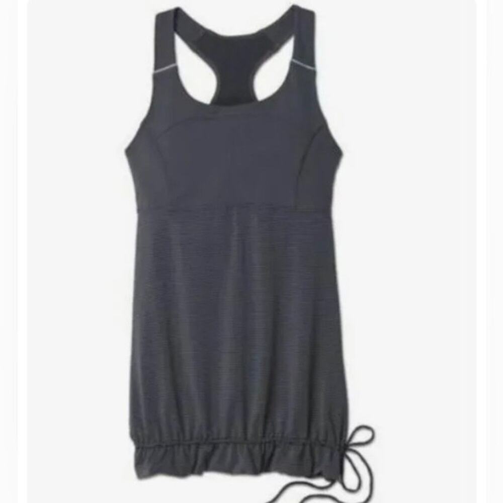 ATHLETA Skills And Drills Athletic Razorback Workout Tank Gray XS